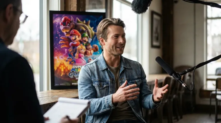 Glen Powell spricht ikonischen Charakter in Super Mario Galaxy Movie